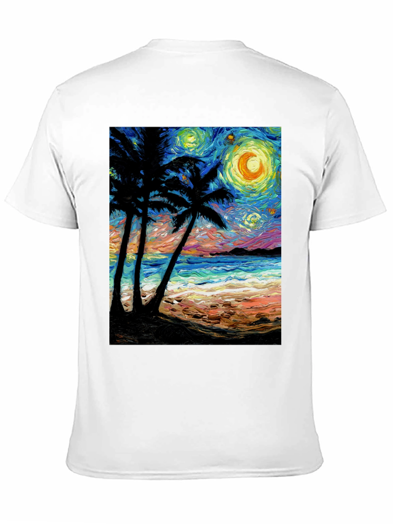 Starry Night Beach T-Shirt