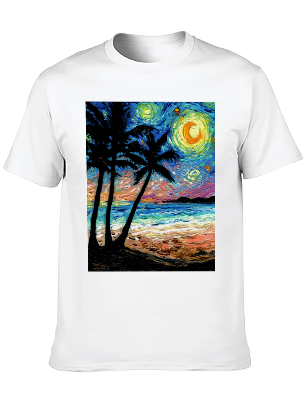 Starry Night Beach T-Shirt