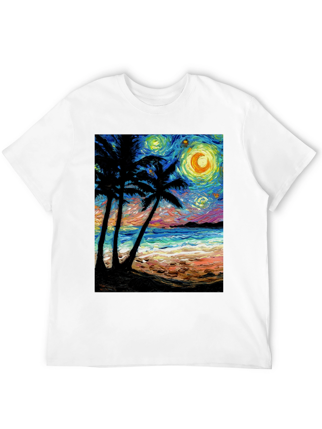 Starry Night Beach T-Shirt