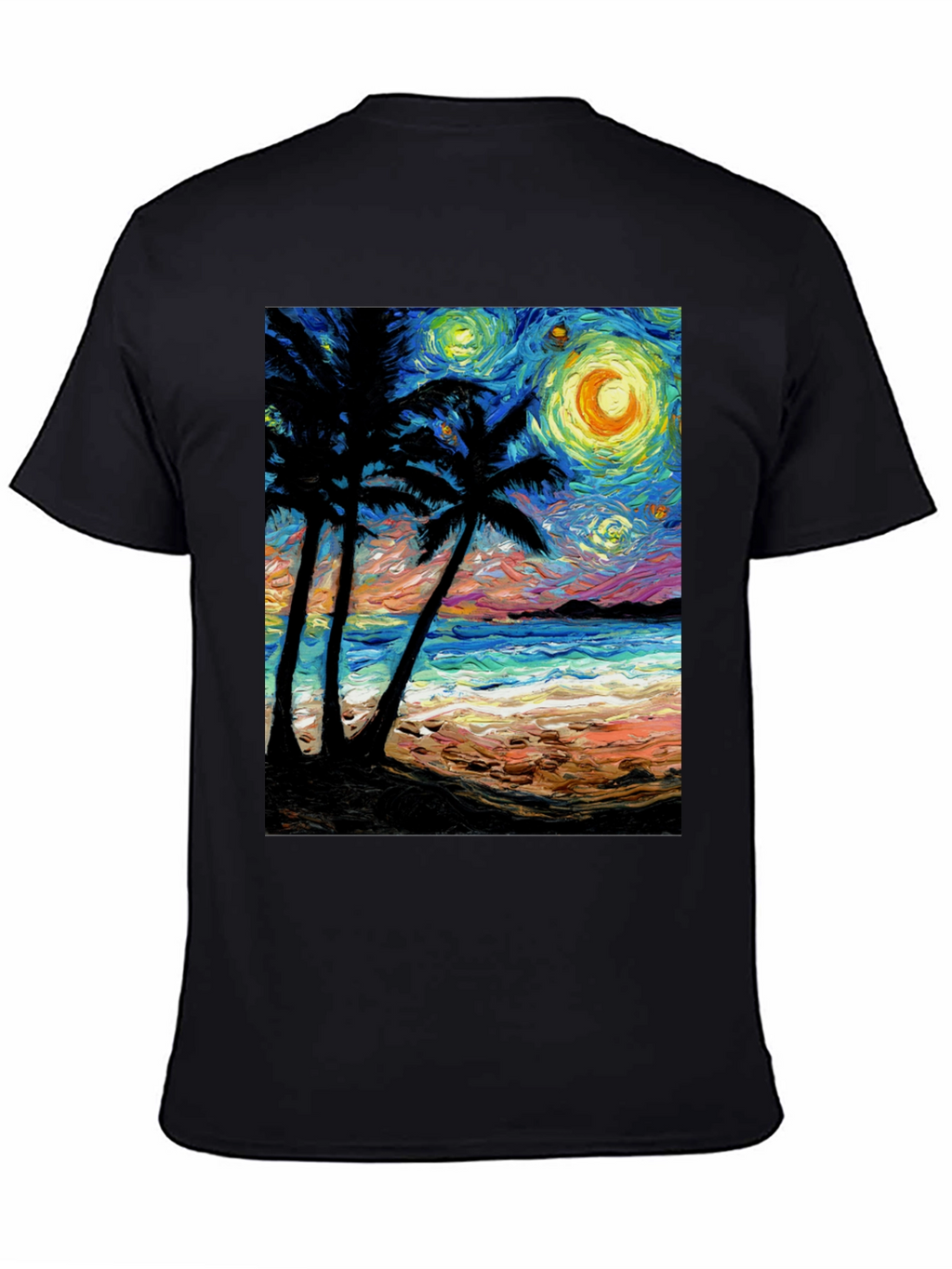 Starry Night Beach T-Shirt