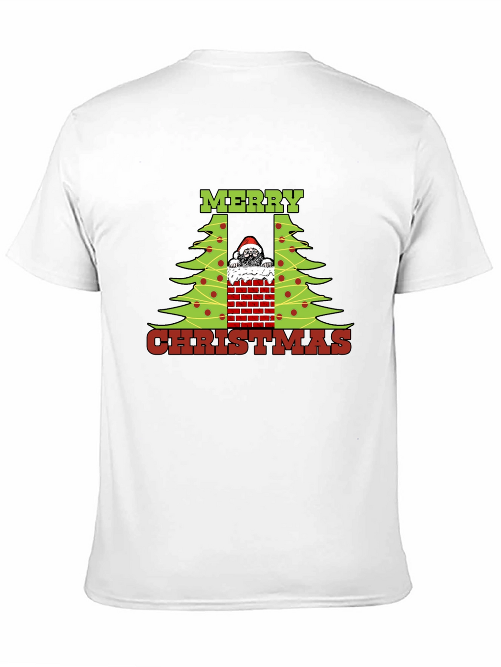 Merry Christmas Pug in Chimney T-Shirt