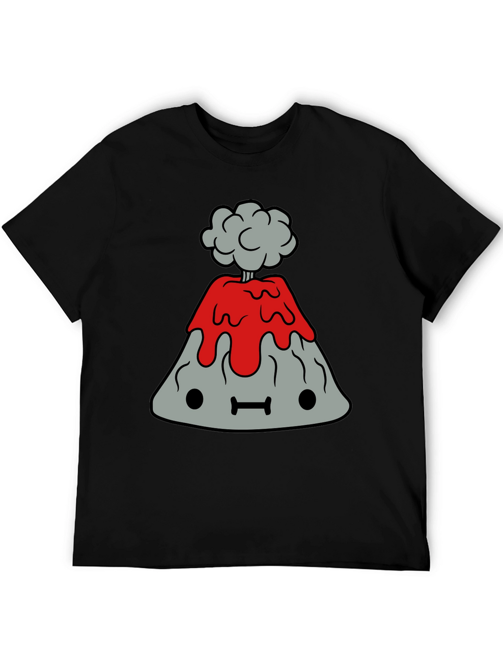 Cartoon Volcano Graphic Tee
