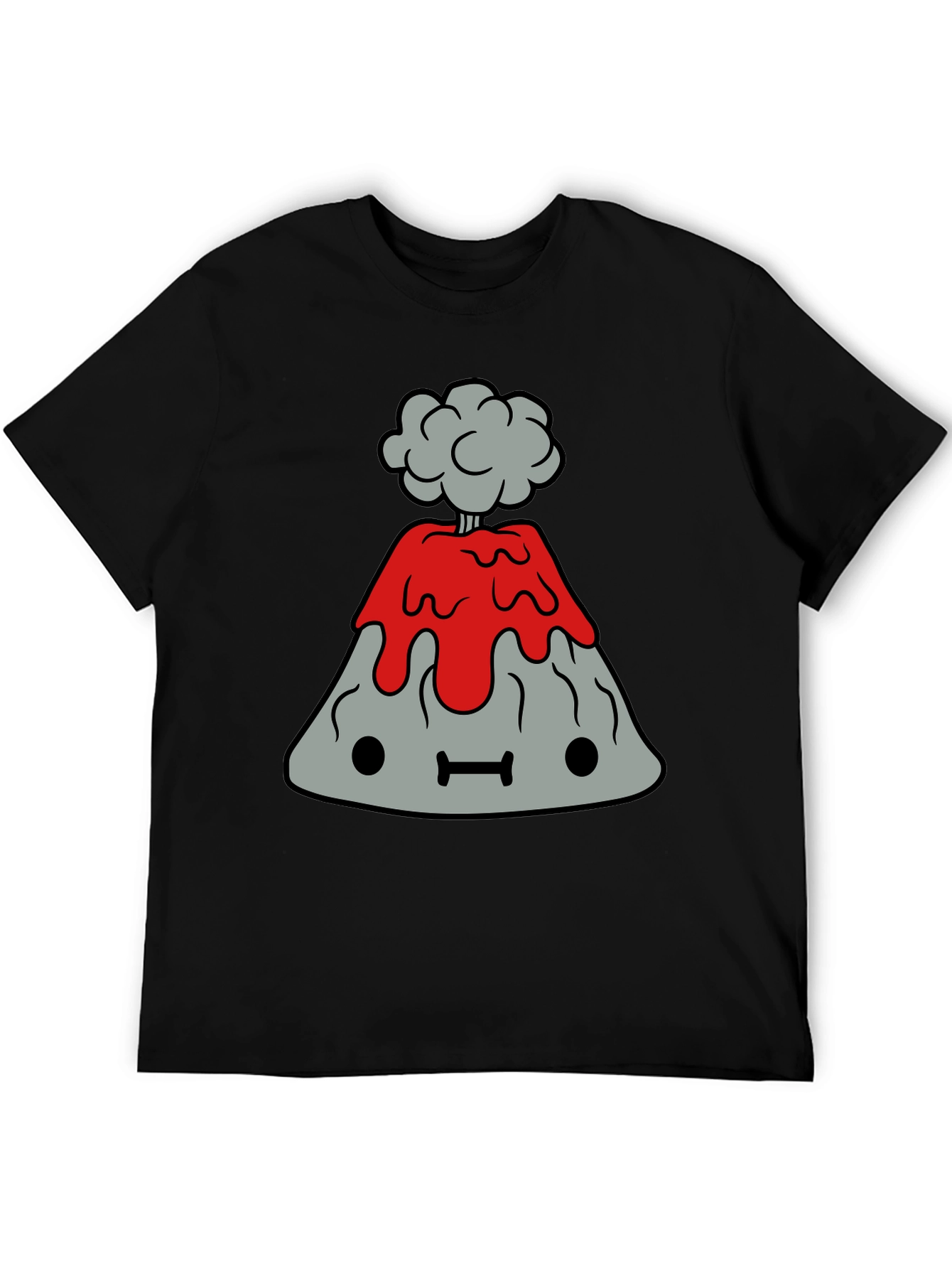 Cartoon Volcano Graphic Tee