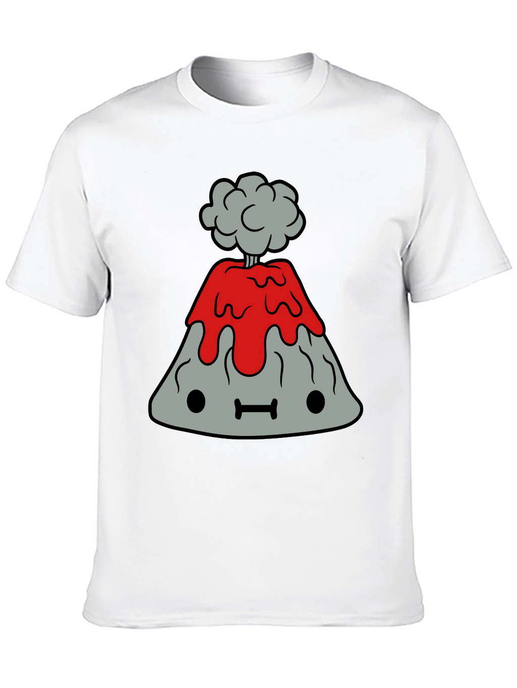 Cartoon Volcano Graphic Tee