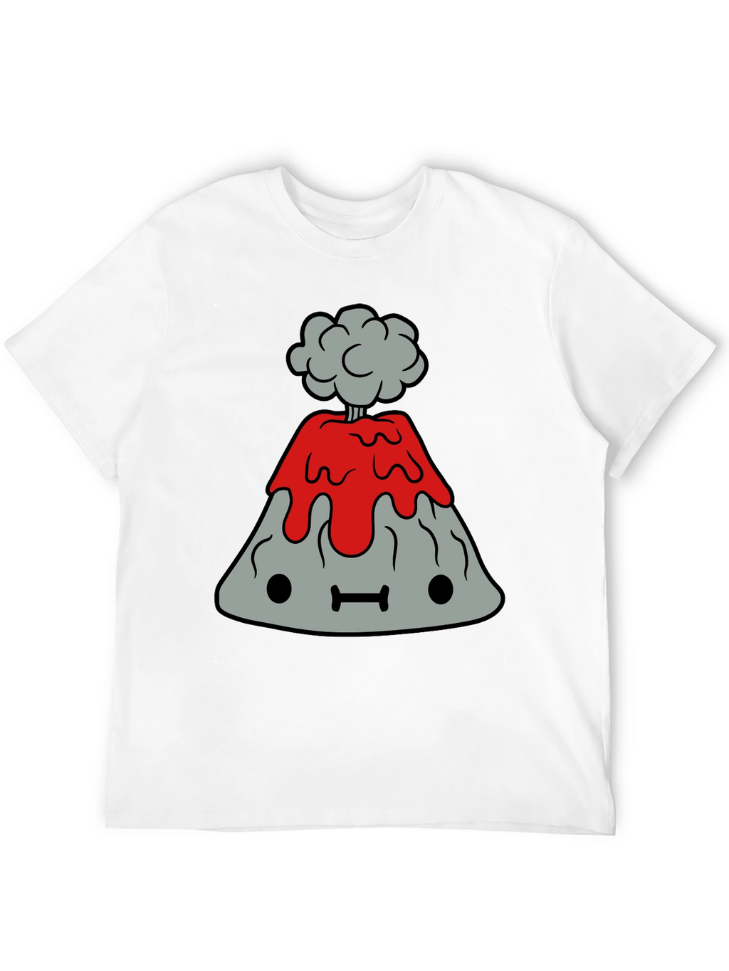 Cartoon Volcano Graphic Tee