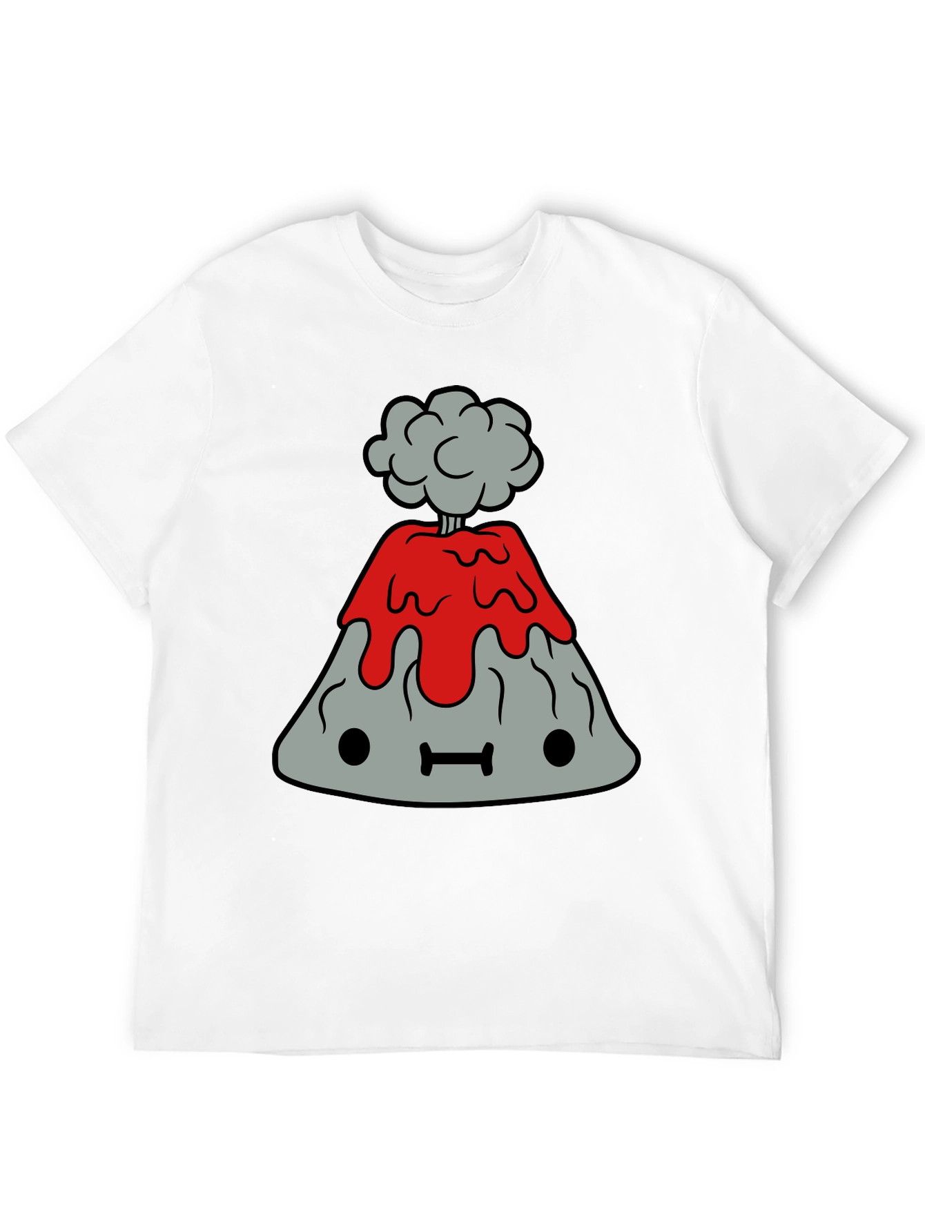Cartoon Volcano Graphic Tee