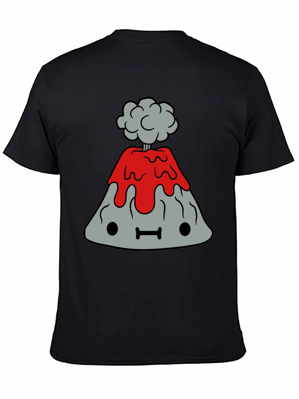 Cartoon Volcano Graphic Tee