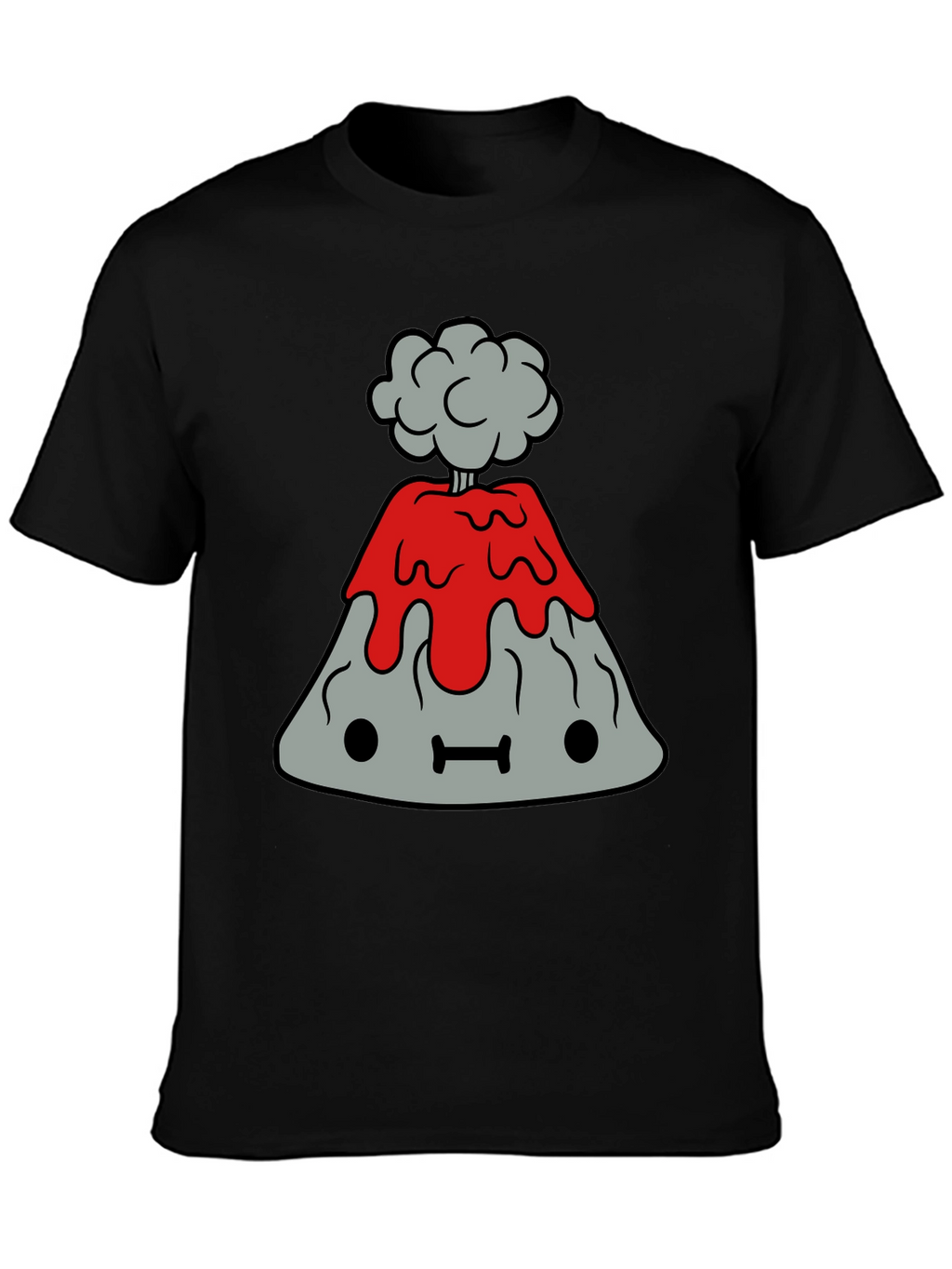 Cartoon Volcano Graphic Tee