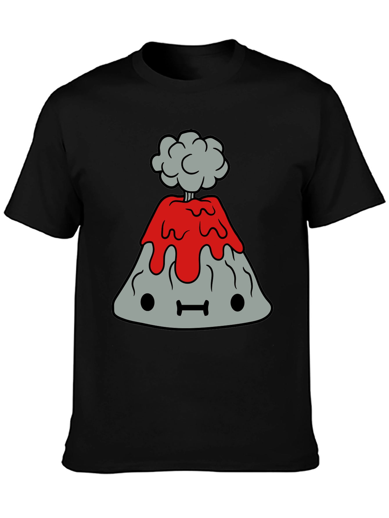 Cartoon Volcano Graphic Tee