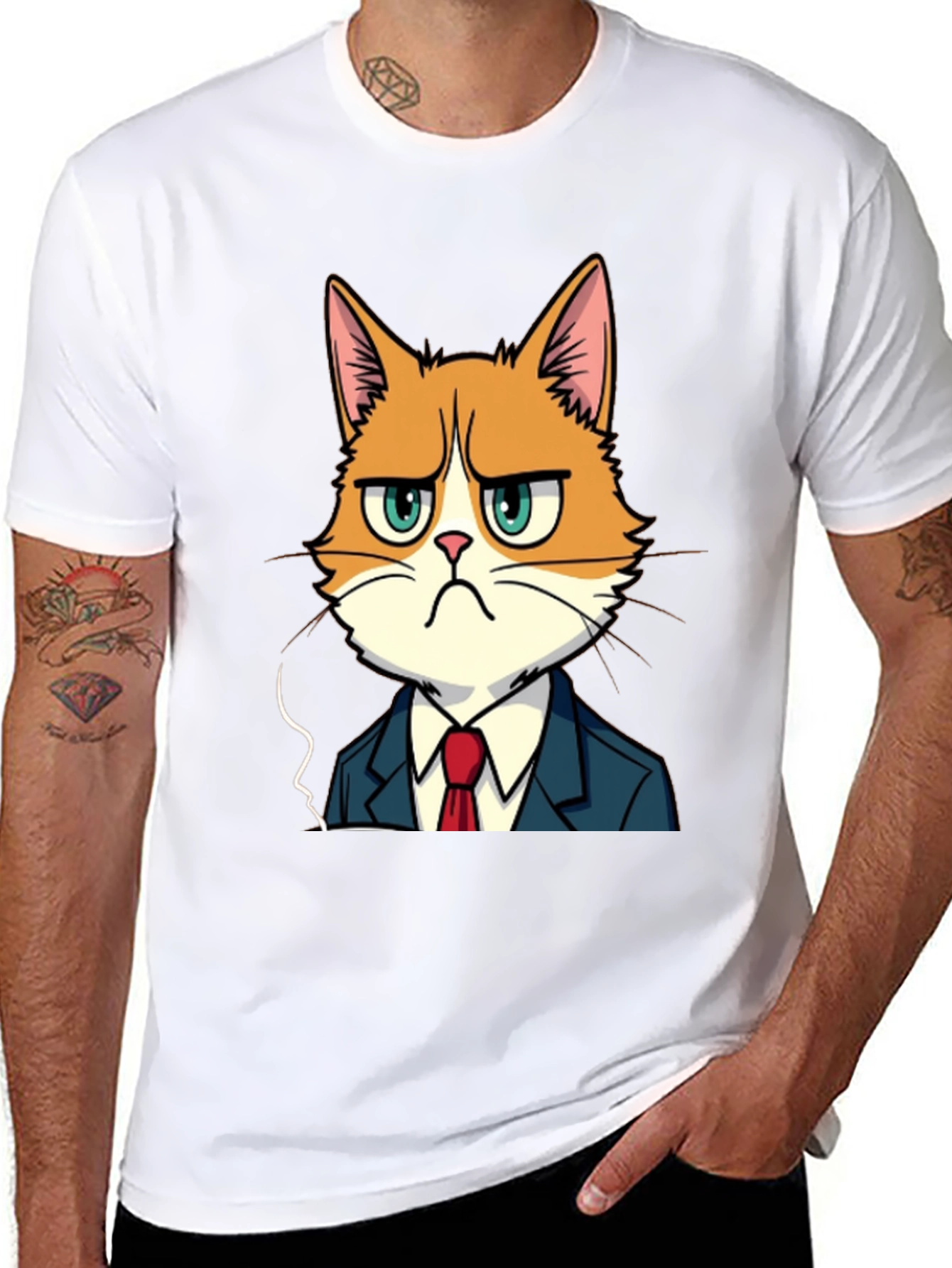 Grumpy Cat Boss T-Shirt - Funny Novelty Tee