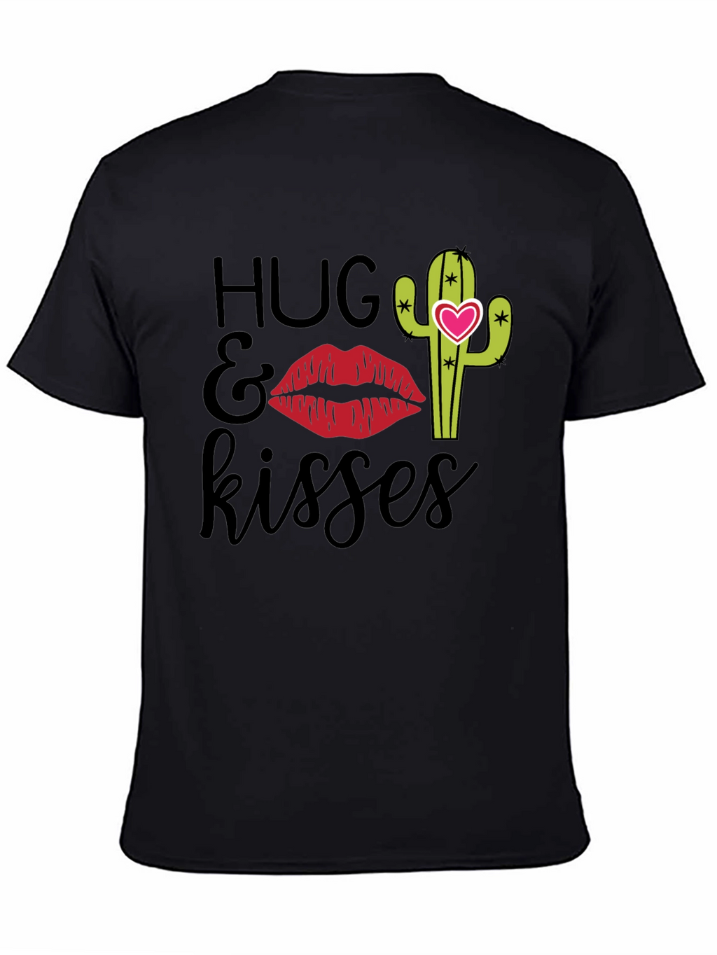 Hugs & Kisses Graphic Tee - Cactus Love Shirt