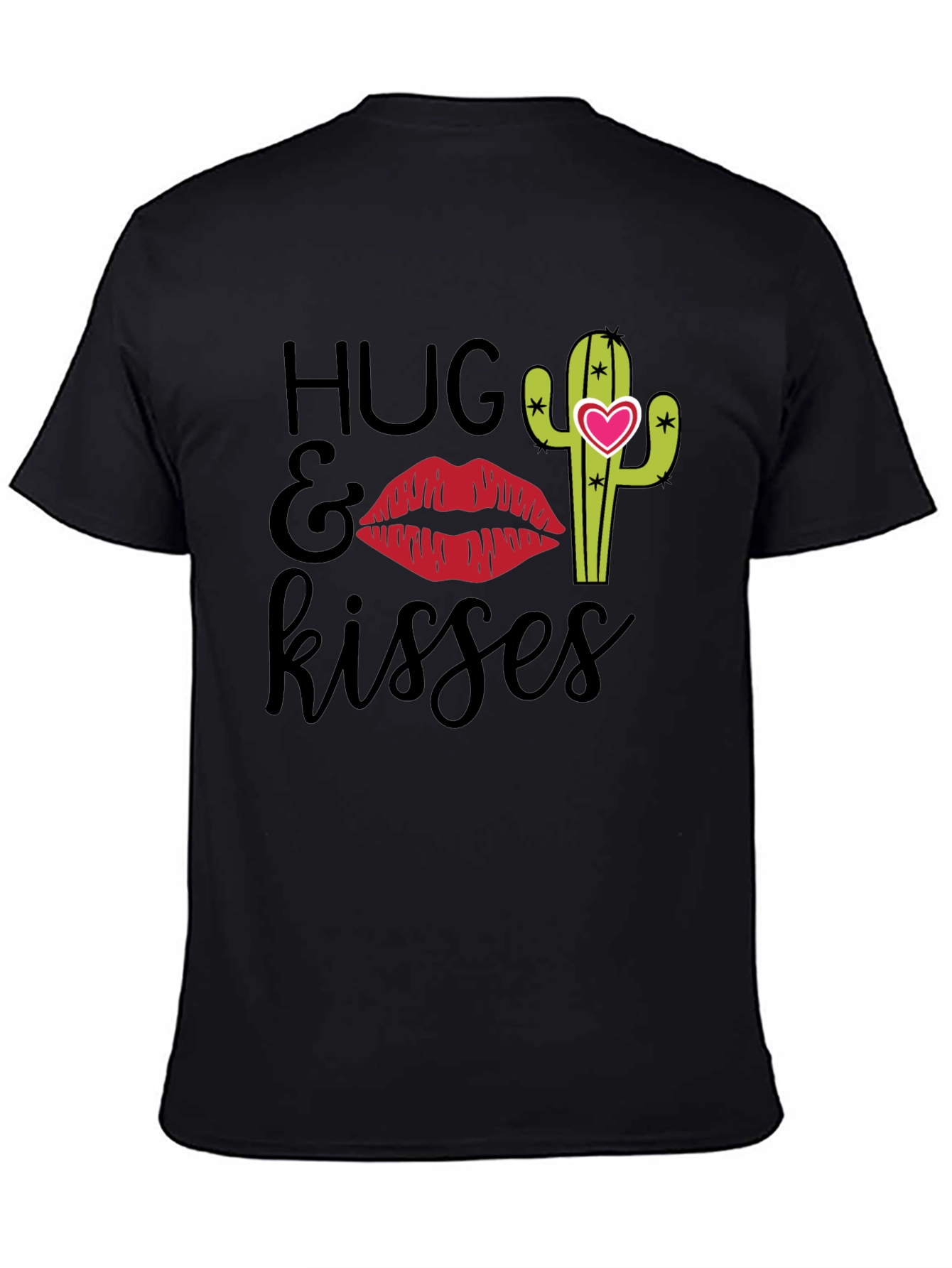 Hugs & Kisses Graphic Tee - Cactus Love Shirt