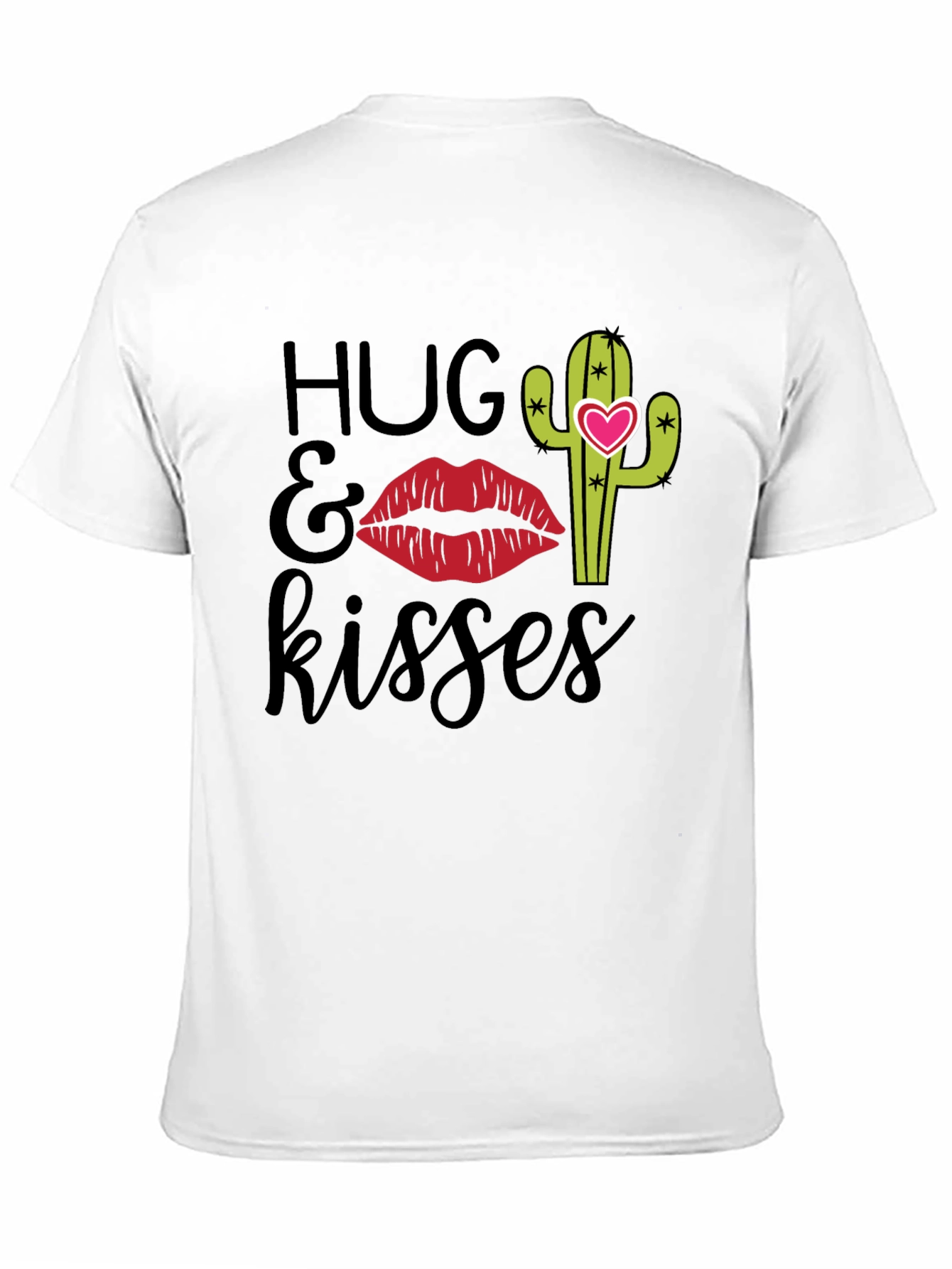 Hugs & Kisses Graphic Tee - Cactus Love Shirt