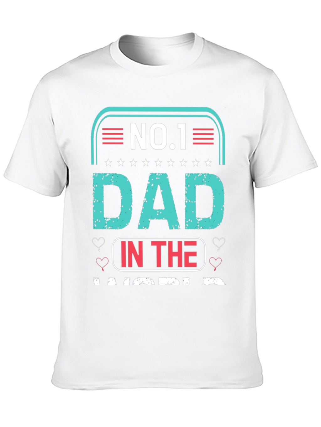 No.1 Dad T-Shirt - Fathers Day Gift