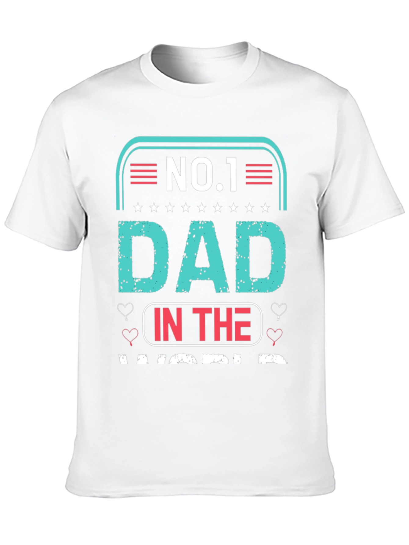 No.1 Dad T-Shirt - Fathers Day Gift