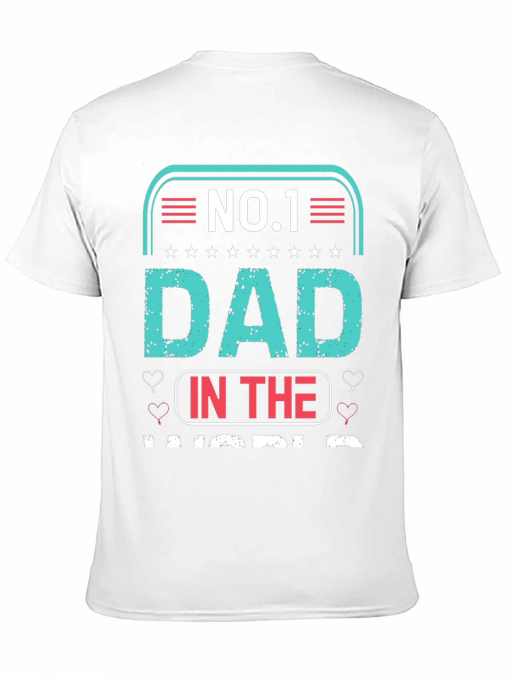 No.1 Dad T-Shirt - Fathers Day Gift