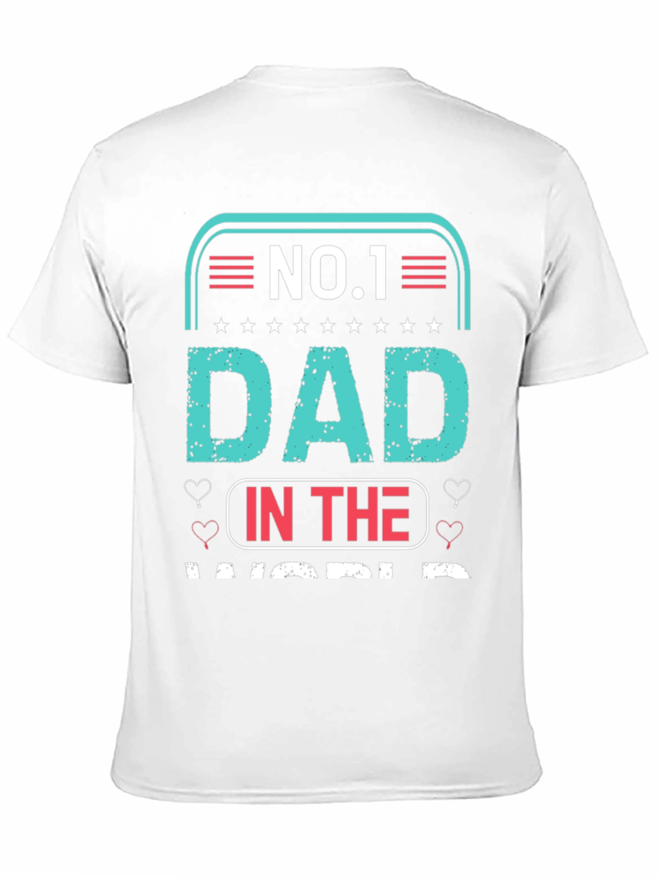 No.1 Dad T-Shirt - Fathers Day Gift