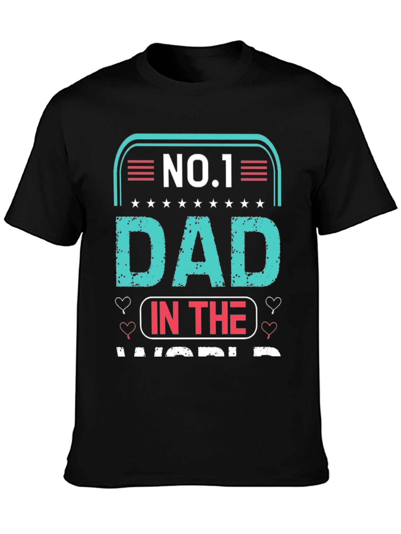 No.1 Dad T-Shirt - Fathers Day Gift