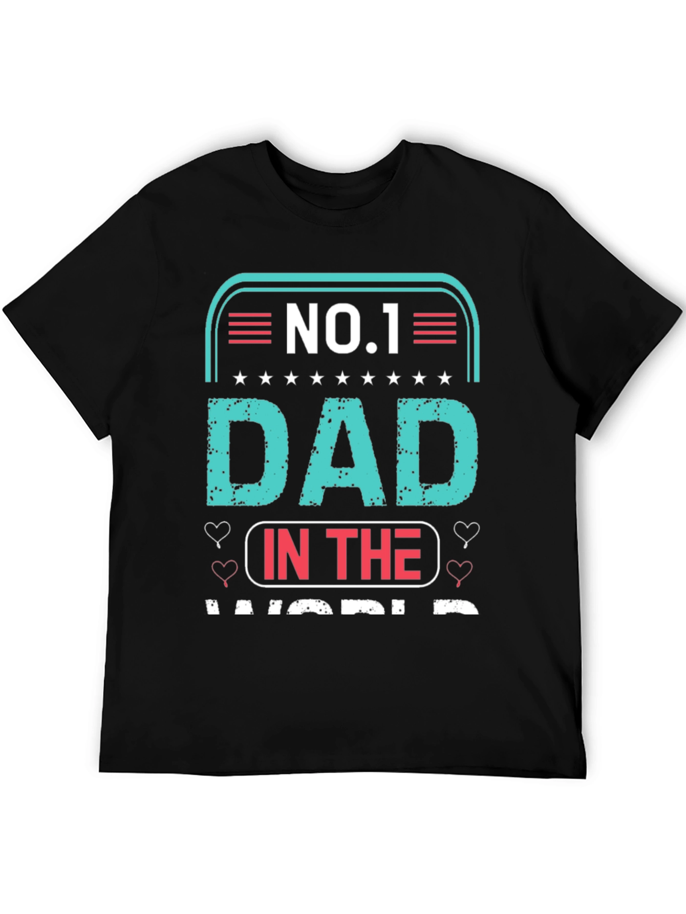 No.1 Dad T-Shirt - Fathers Day Gift