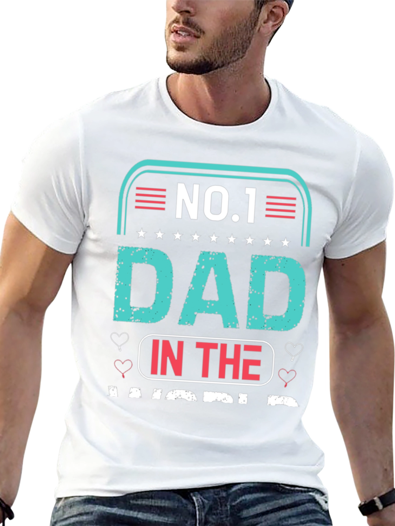 No.1 Dad T-Shirt - Fathers Day Gift