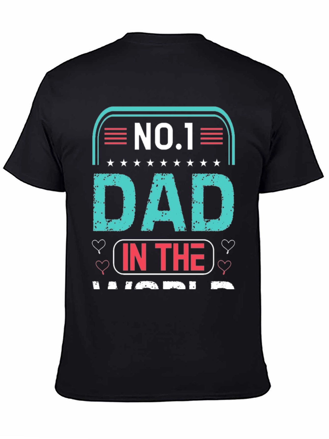 No.1 Dad T-Shirt - Fathers Day Gift