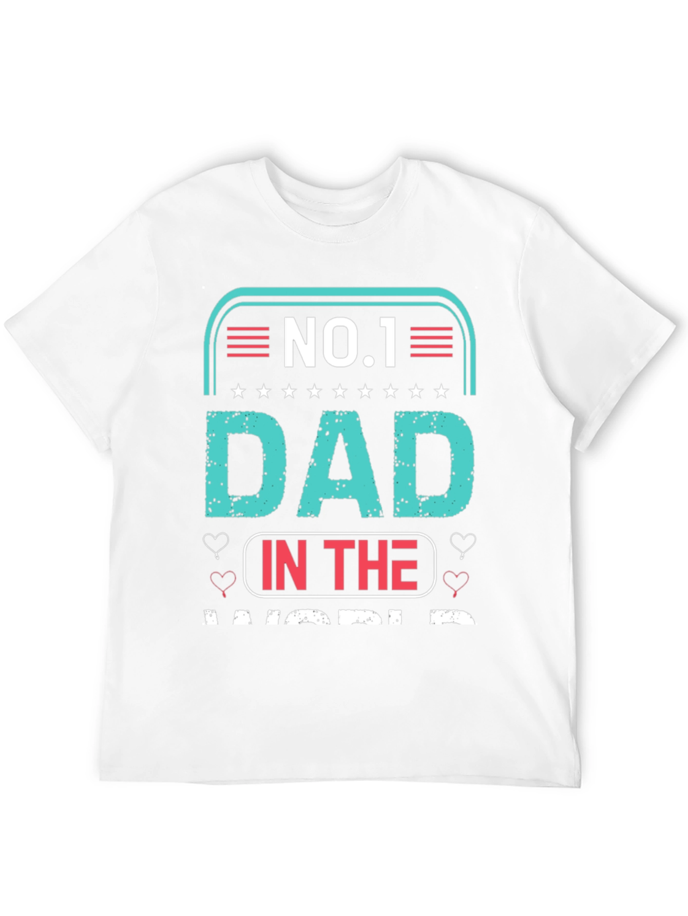 No.1 Dad T-Shirt - Fathers Day Gift