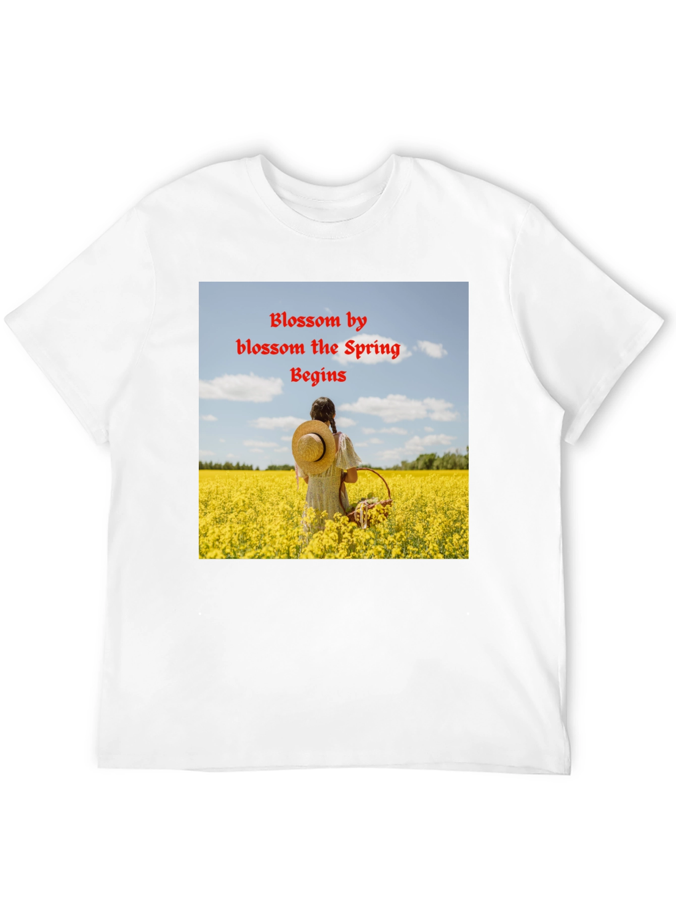 Blossom Spring Black T-Shirt