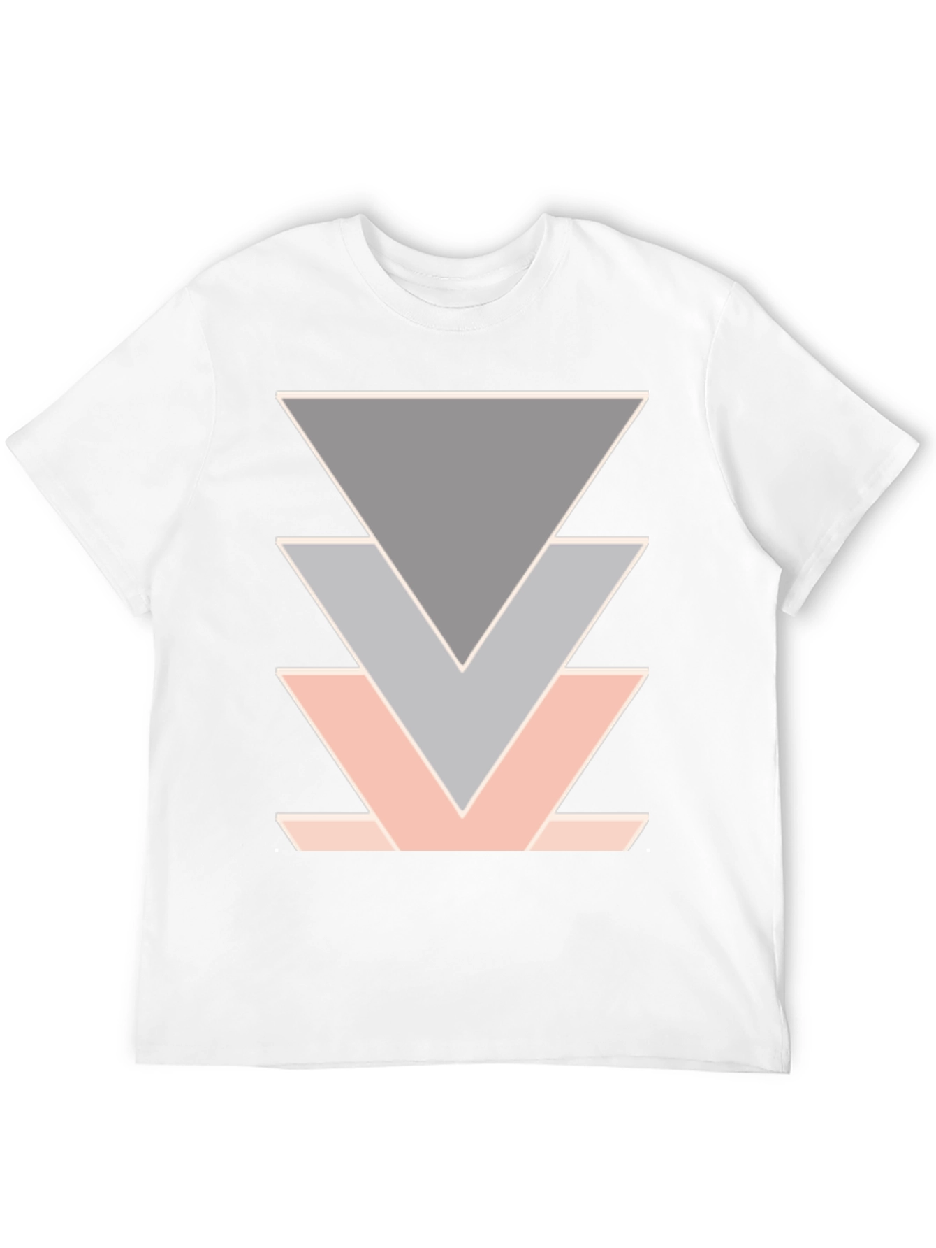 Geometric Triangle Design T-Shirt