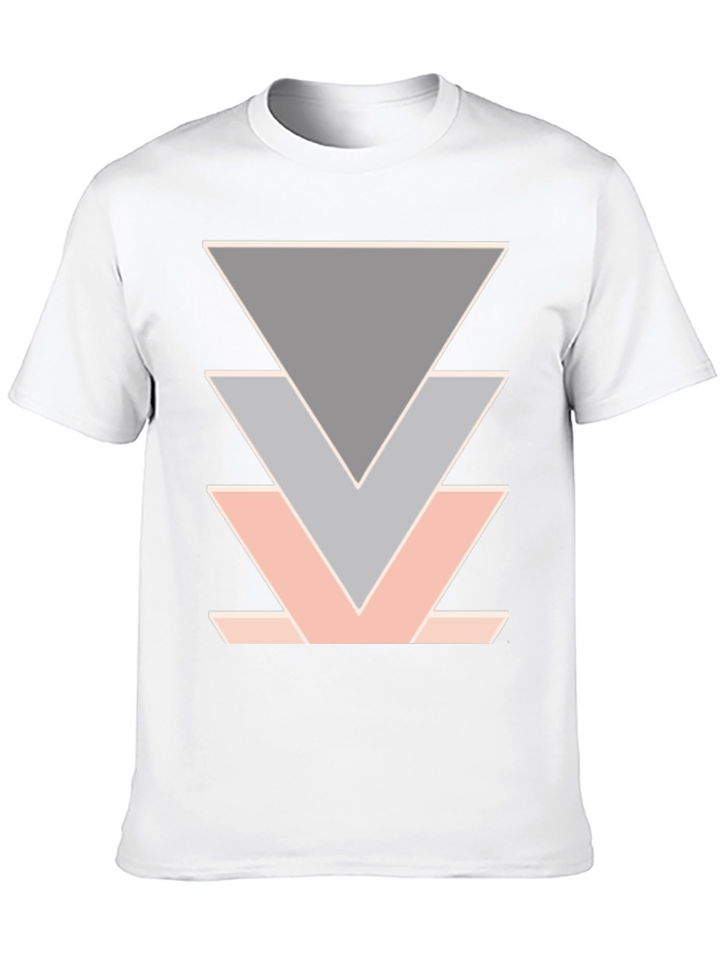 Geometric Triangle Design T-Shirt