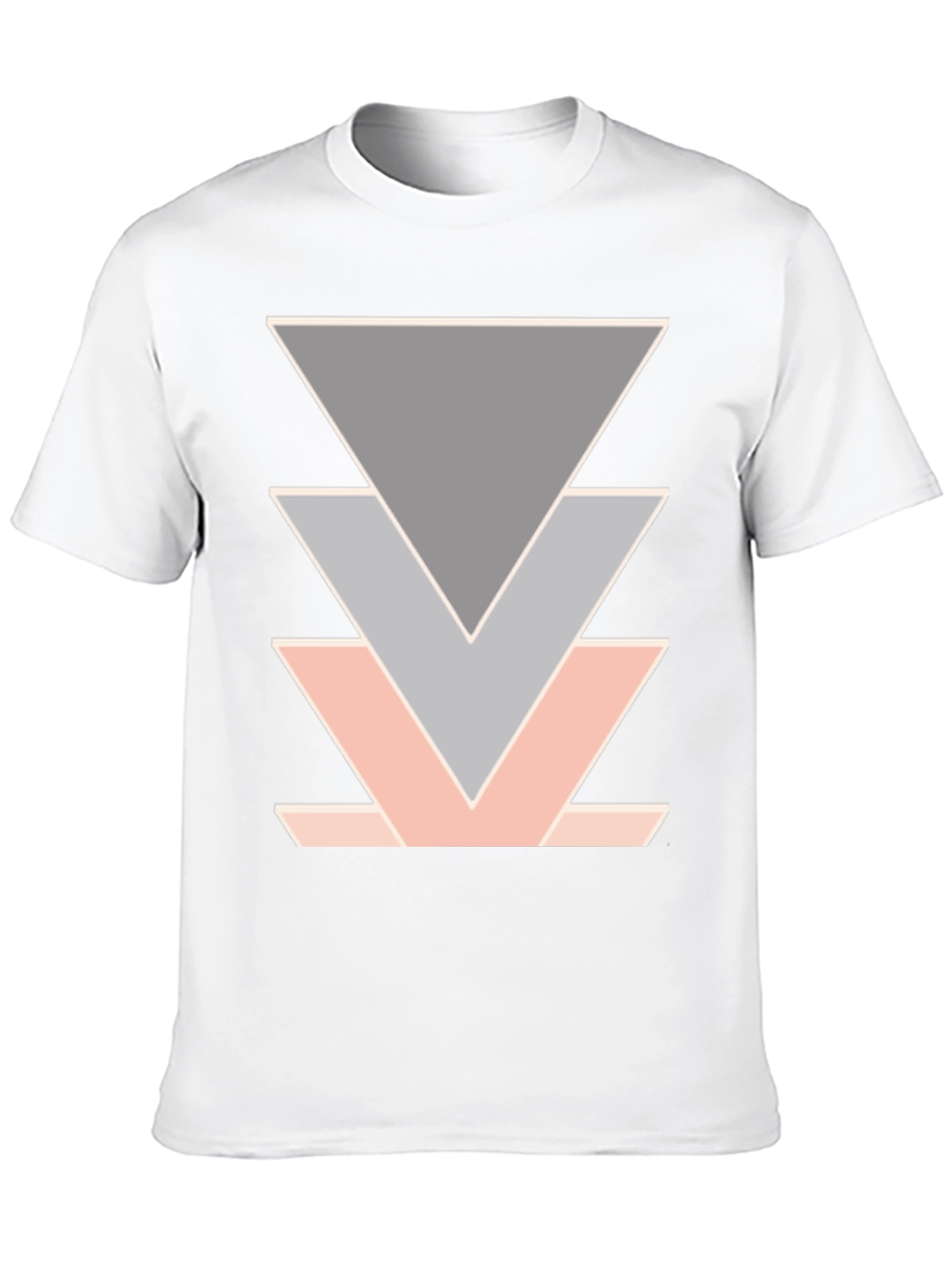 Geometric Triangle Design T-Shirt