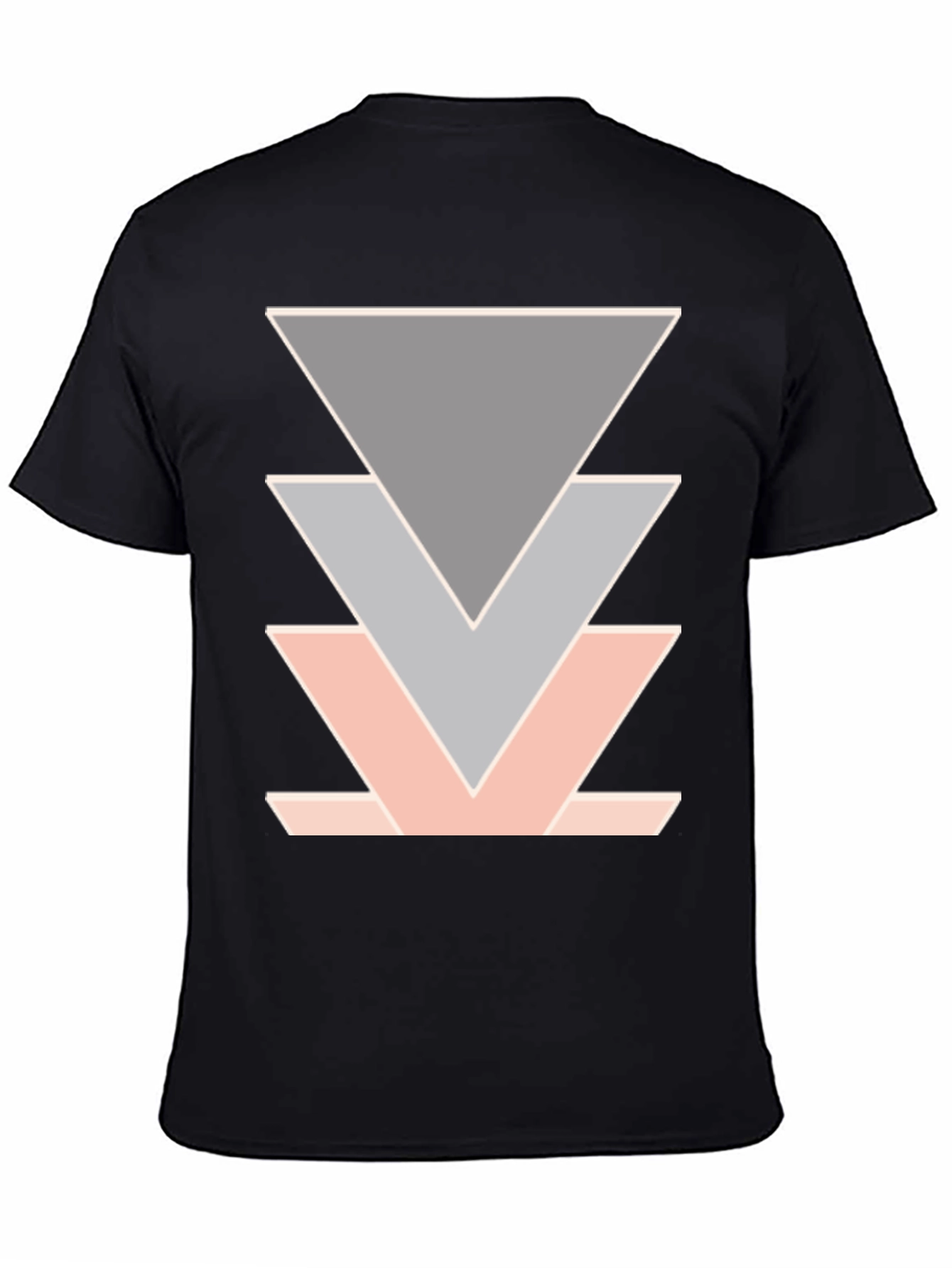 Geometric Triangle Design T-Shirt