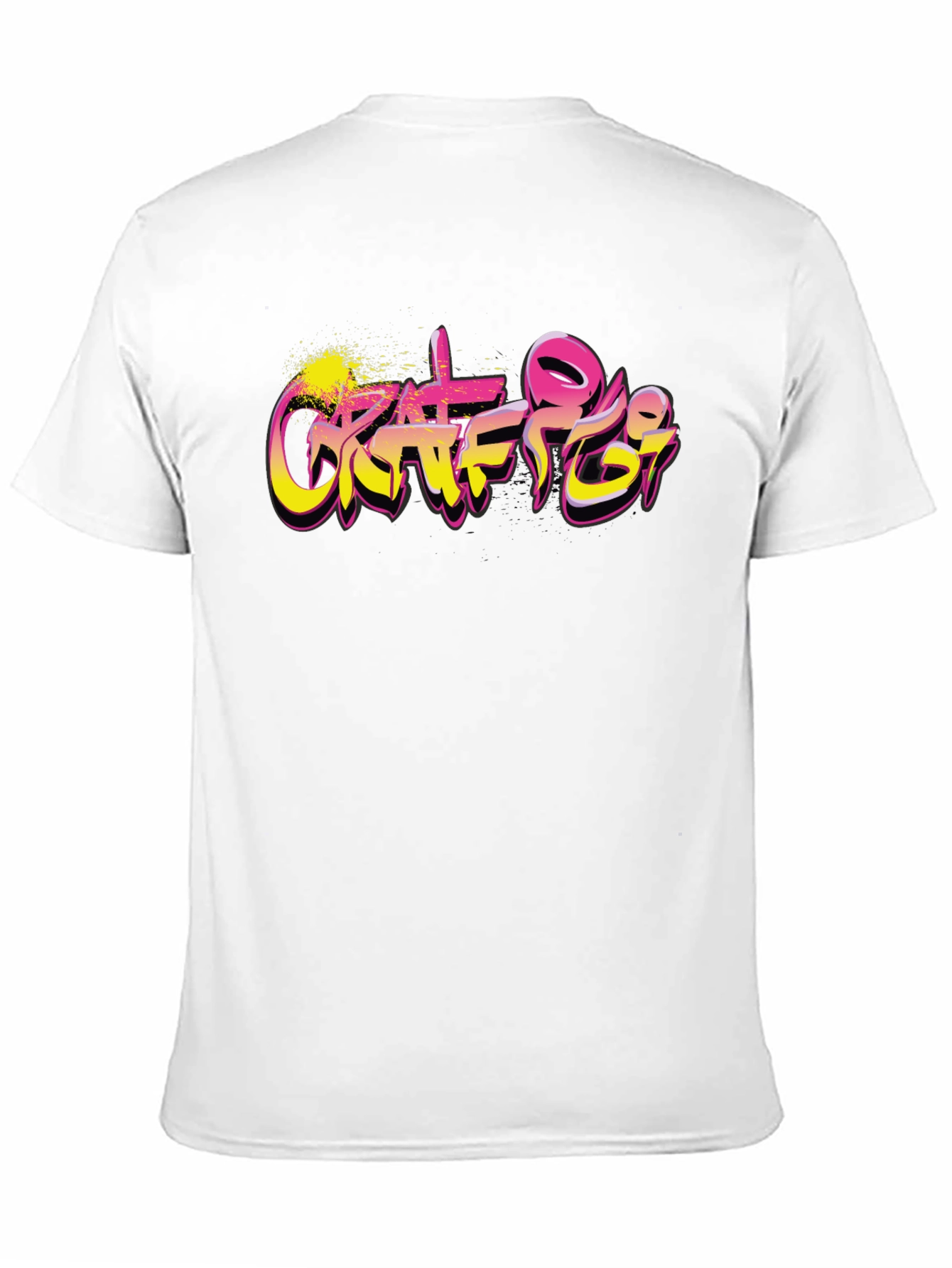 Graffiti Art Graphic Black T-Shirt