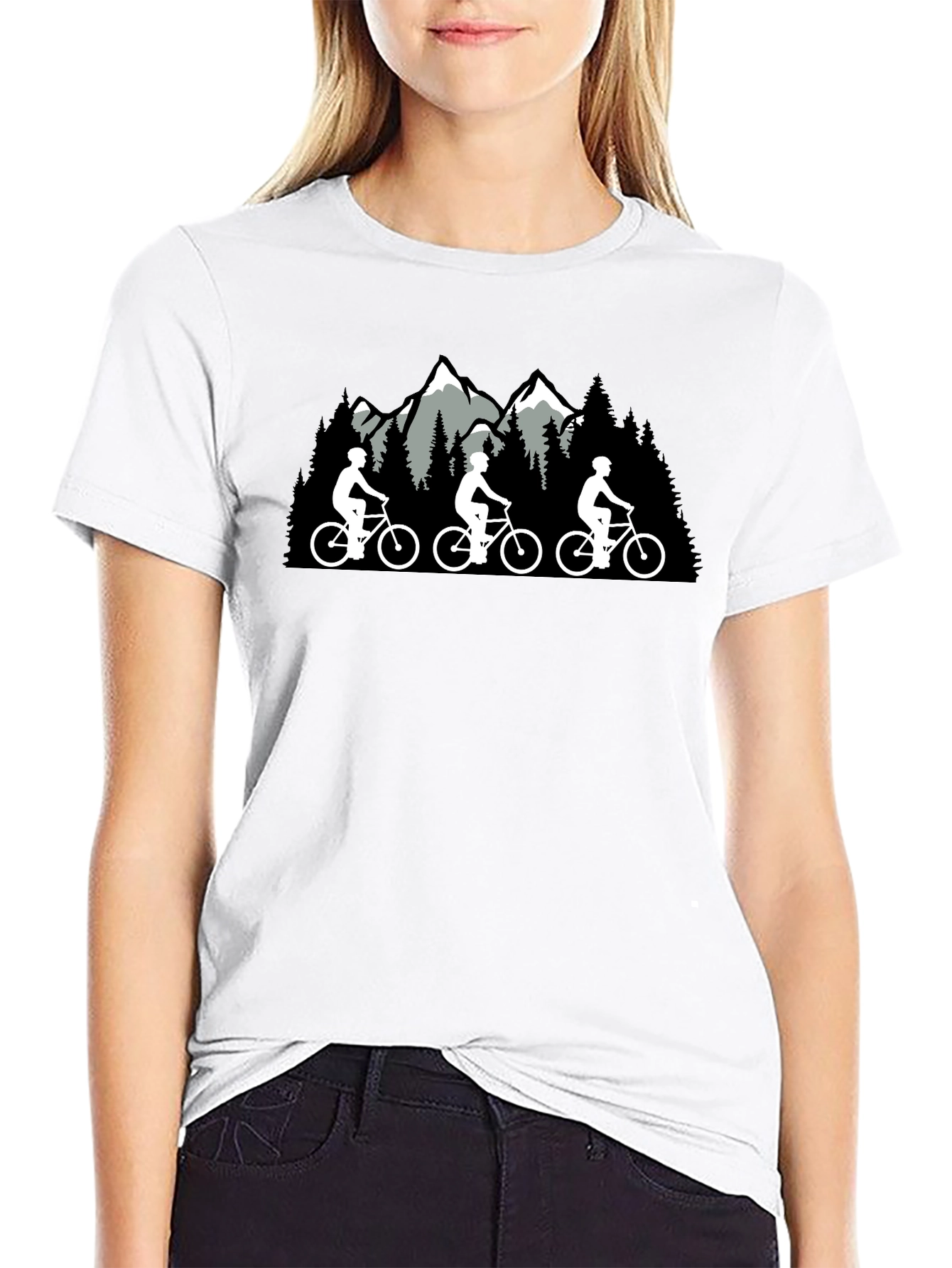 Mountain Biking Graphic Tee