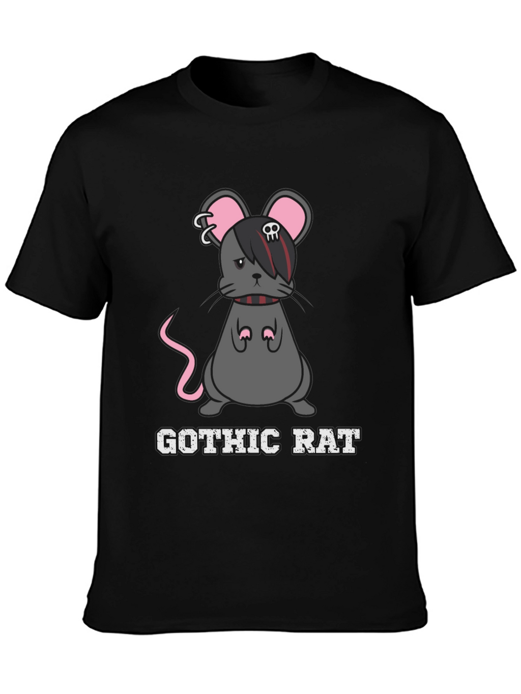 Gothic Rat T-Shirt - Dark Humor Tee