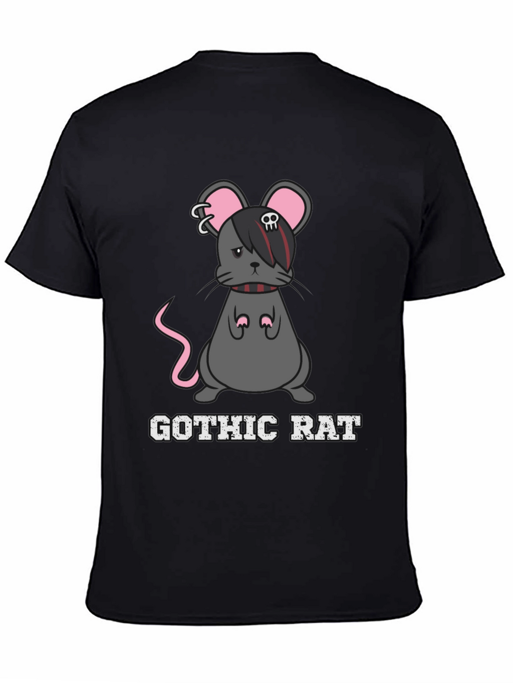Gothic Rat T-Shirt - Dark Humor Tee