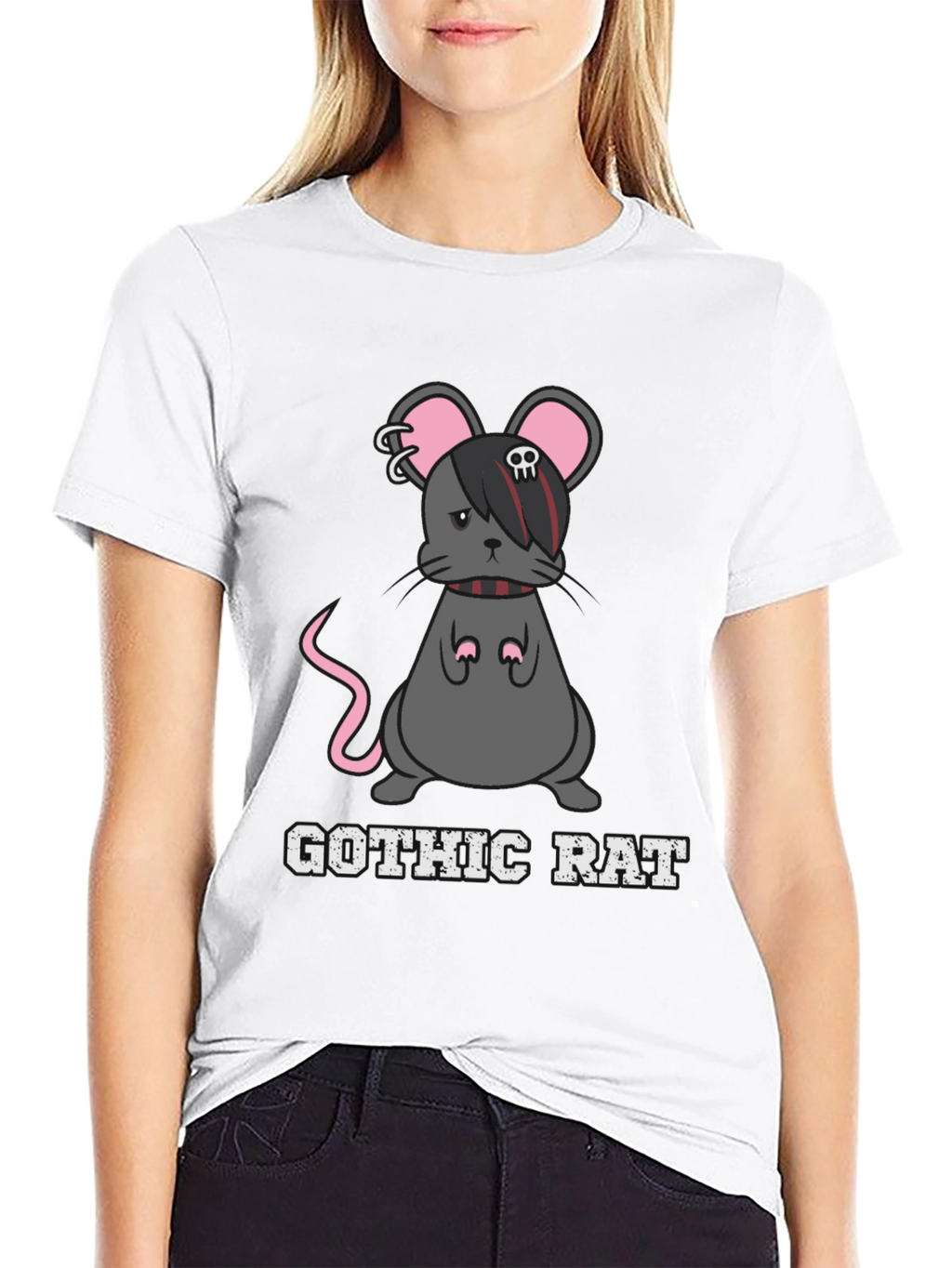 Gothic Rat T-Shirt - Dark Humor Tee