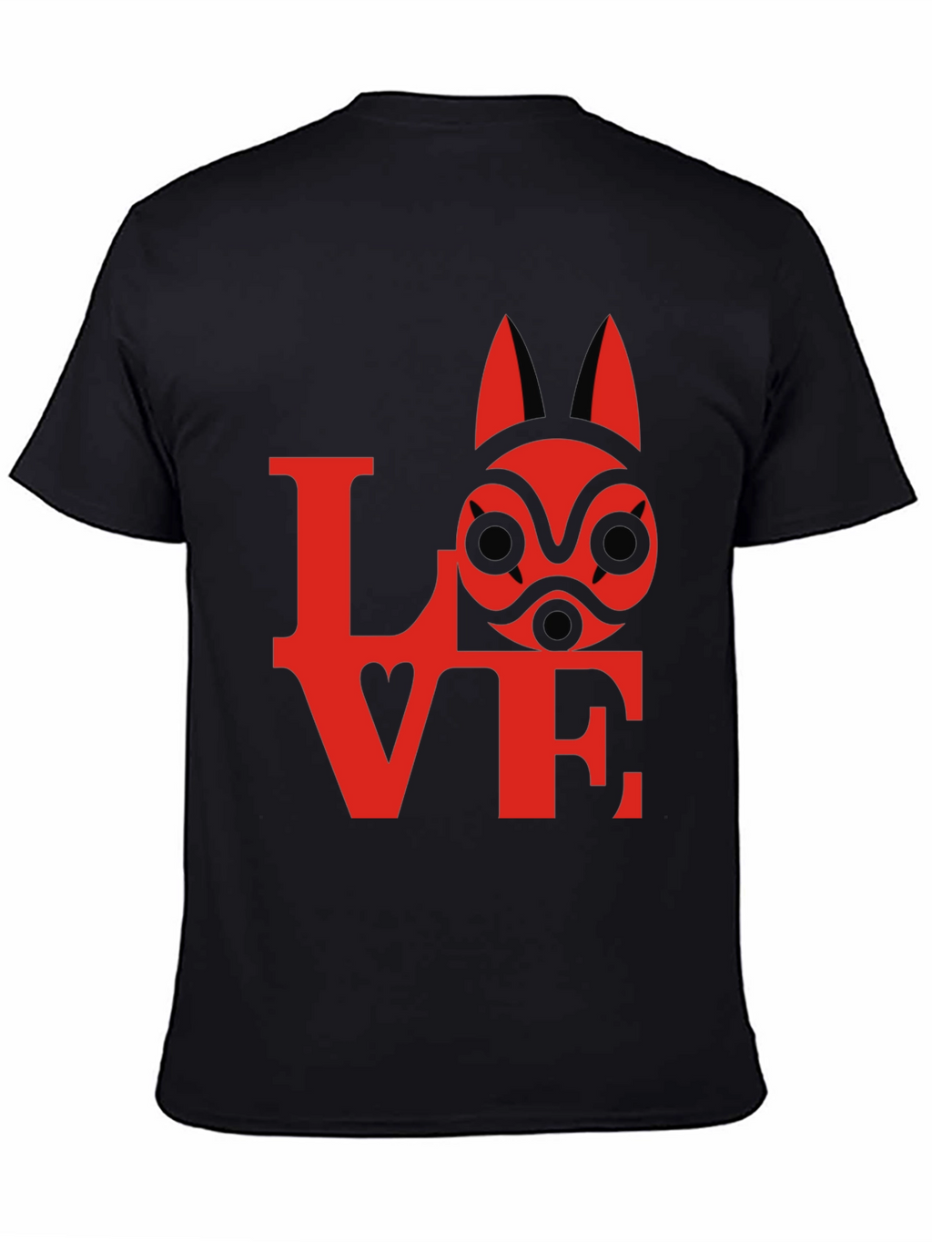 Love Princess Mononoke Kodama Spirit Mask T-Shirt