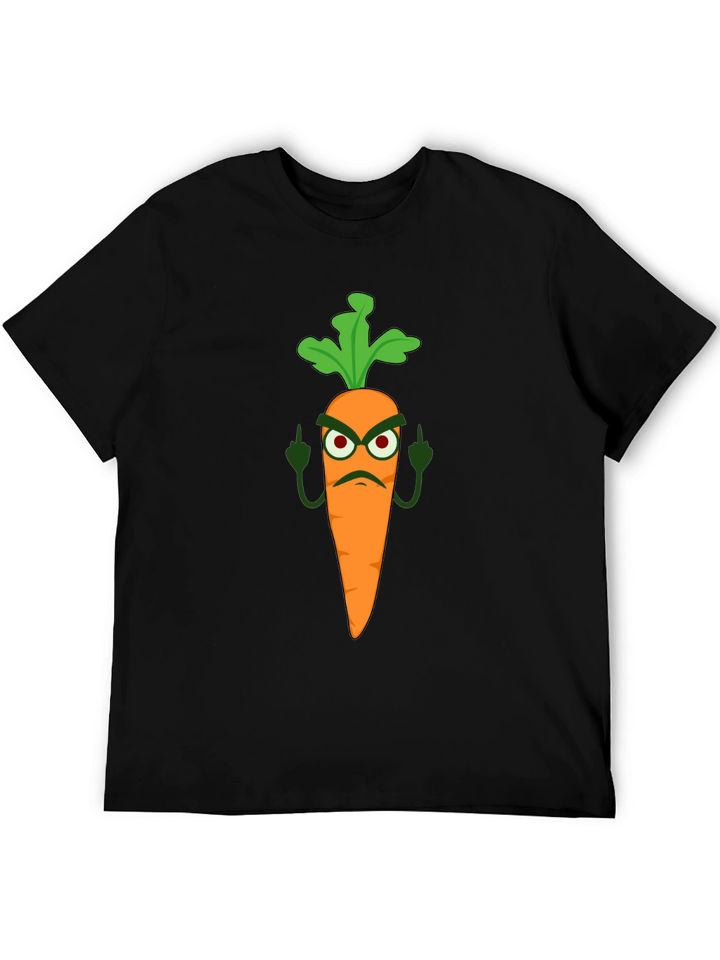 Funny Carrot T-Shirt - Rude Vegan Humor