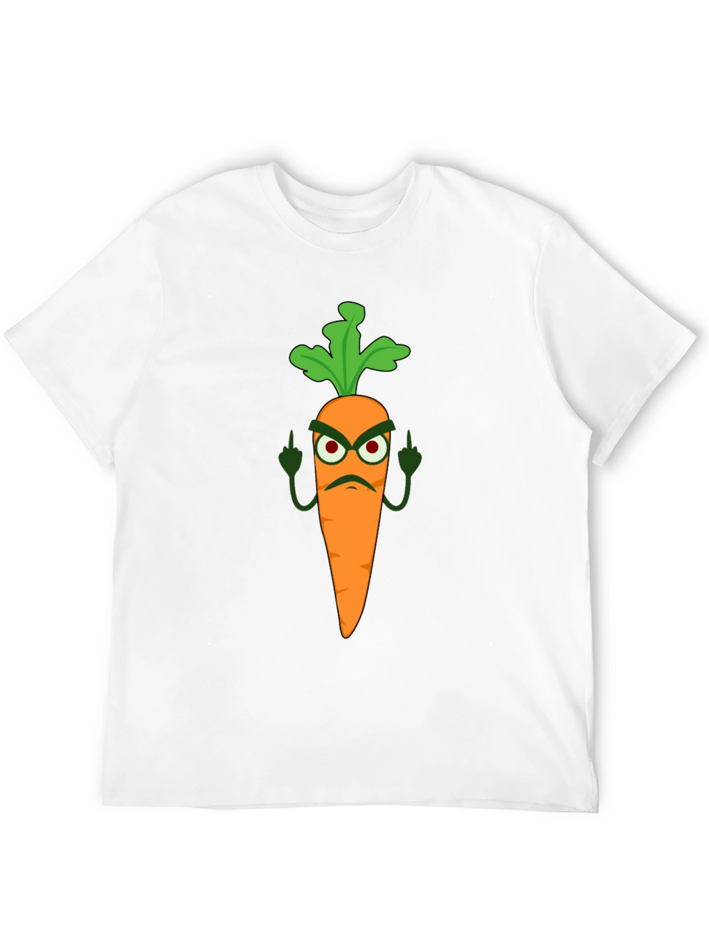 Funny Carrot T-Shirt - Rude Vegan Humor