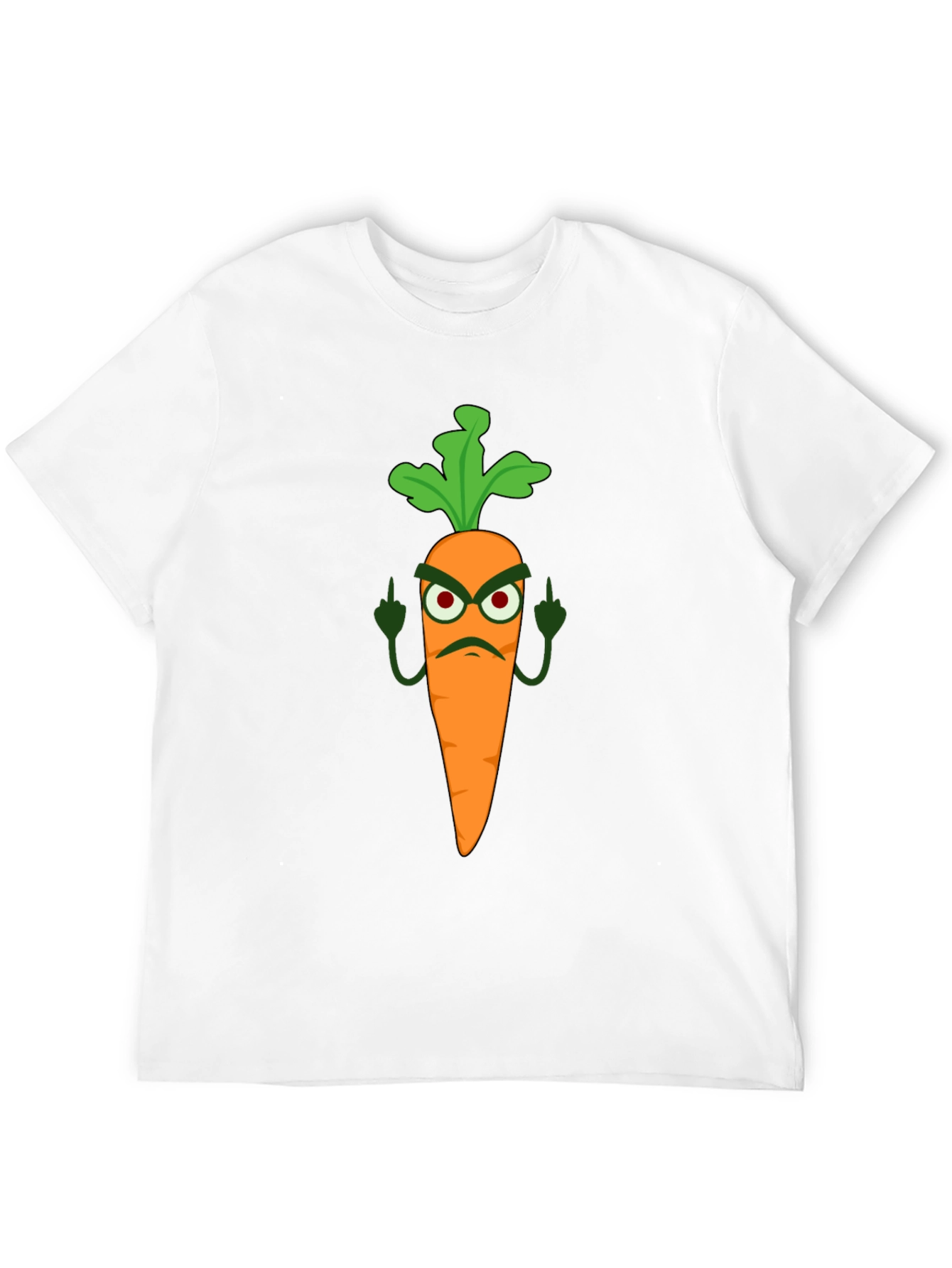 Funny Carrot T-Shirt - Rude Vegan Humor