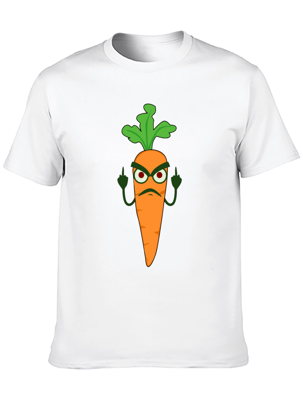 Funny Carrot T-Shirt - Rude Vegan Humor