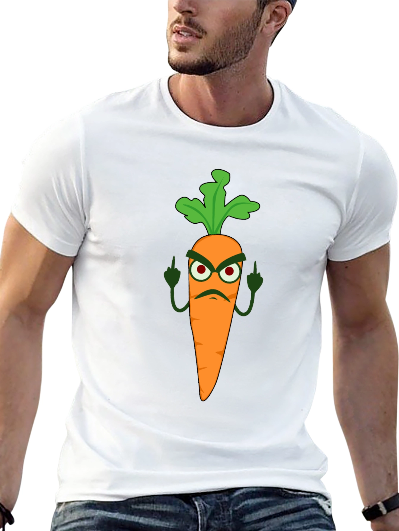 Funny Carrot T-Shirt - Rude Vegan Humor