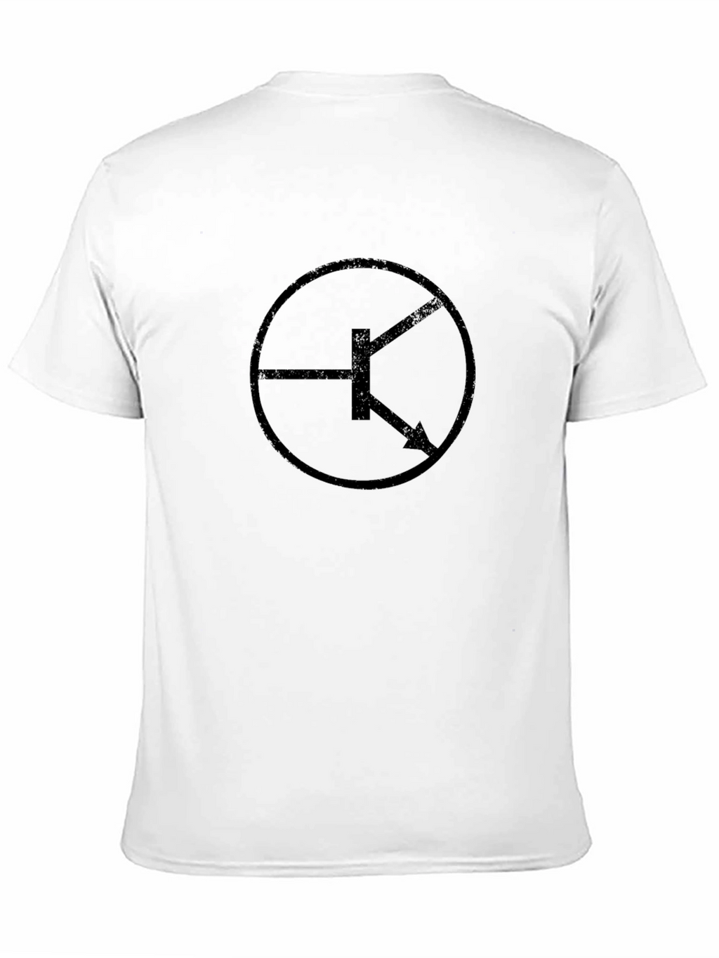 Black Transistor Circuit Symbol Graphic Tee