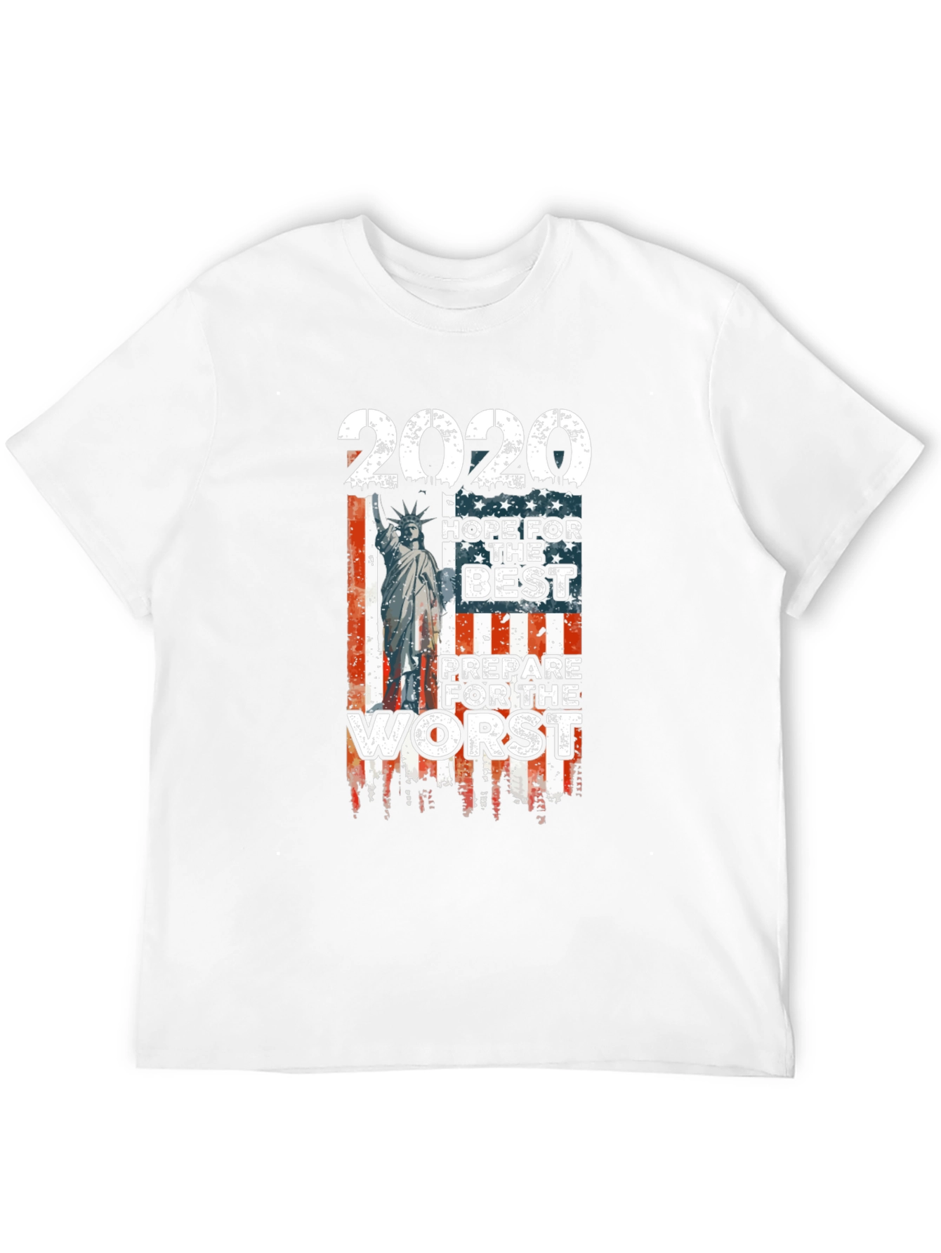 2020 Hope for The Best Graphic T-Shirt
