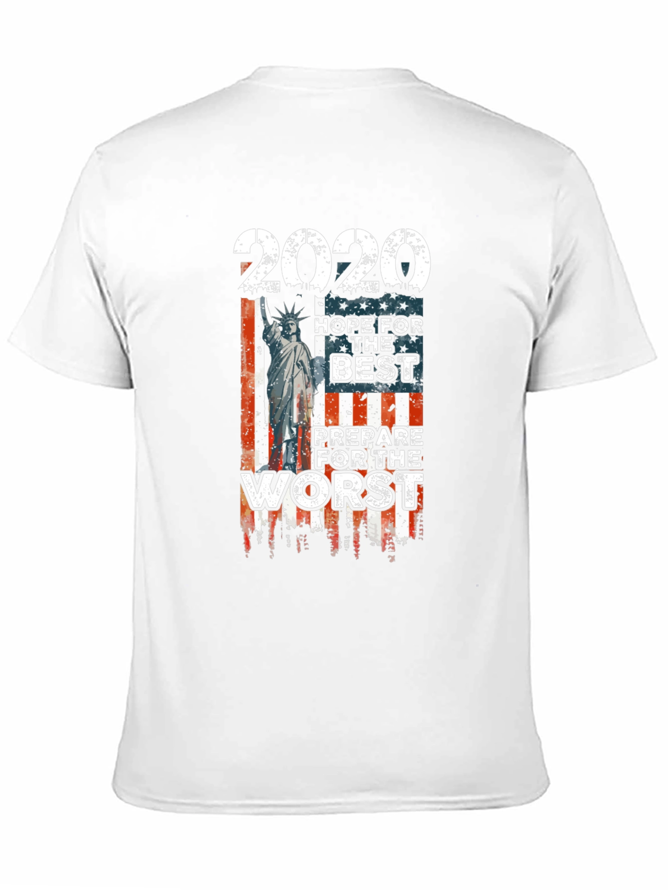 2020 Hope for The Best Graphic T-Shirt