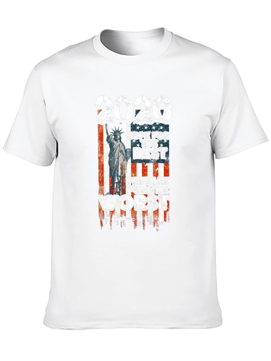 2020 Hope for The Best Graphic T-Shirt