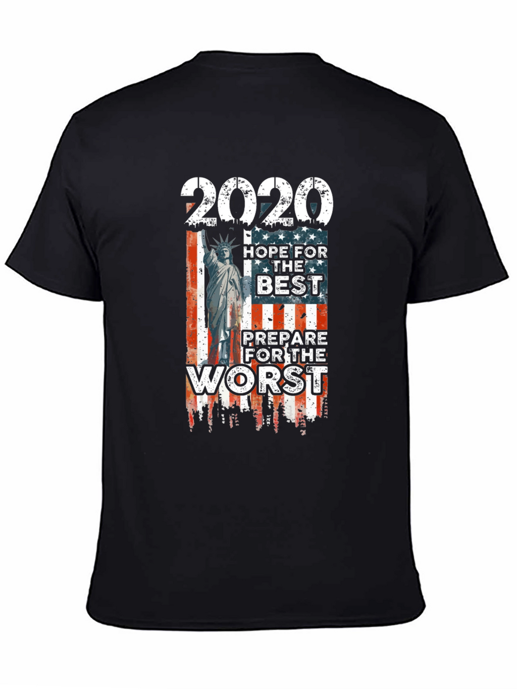 2020 Hope for The Best Graphic T-Shirt