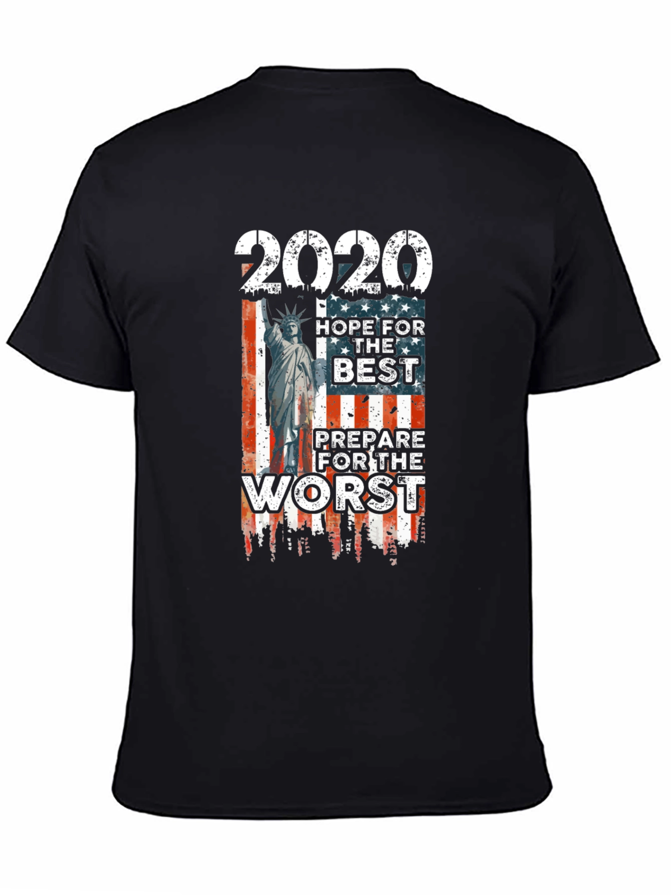 2020 Hope for The Best Graphic T-Shirt
