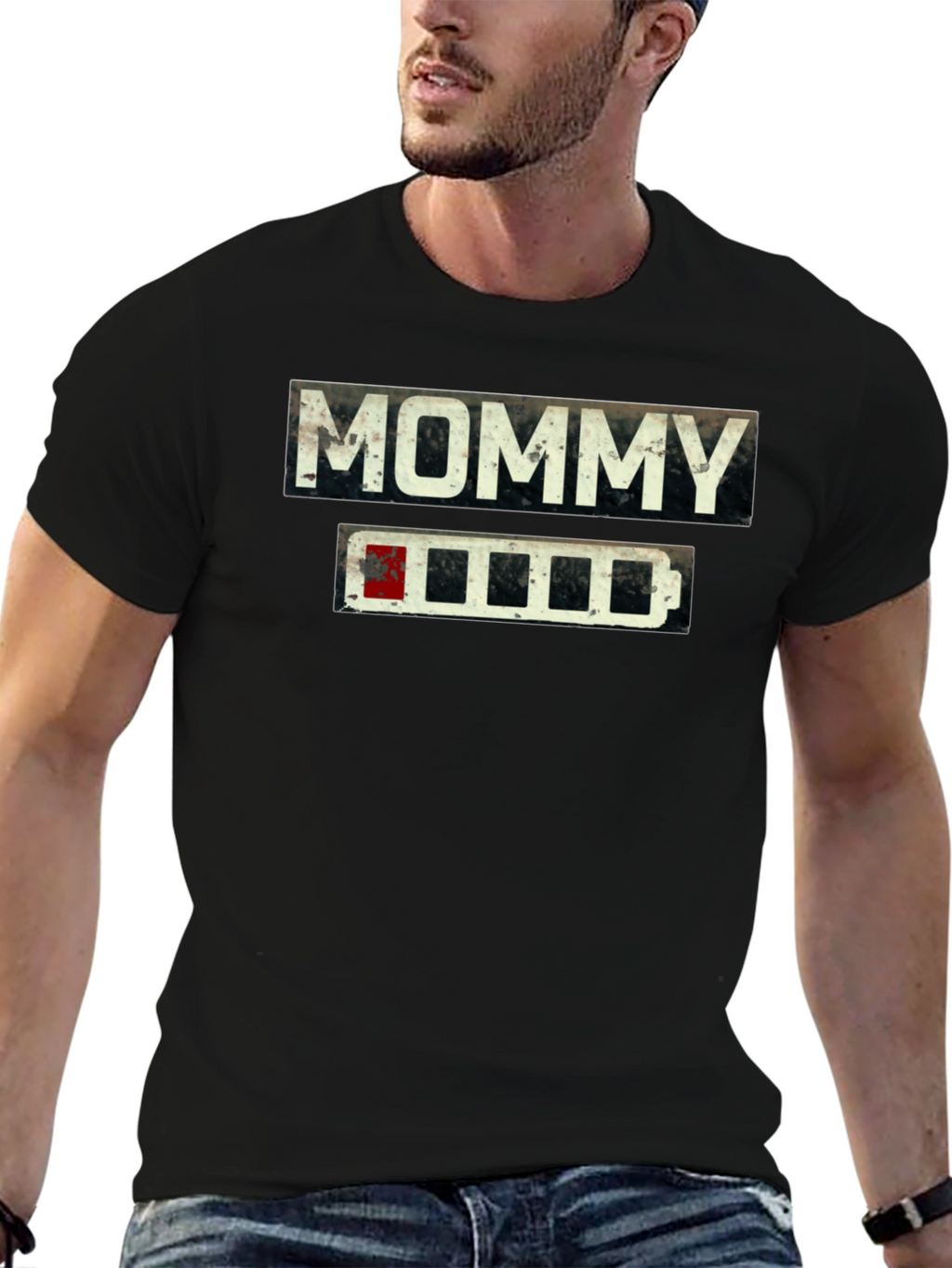 Mommy Low Battery Novelty T-Shirt