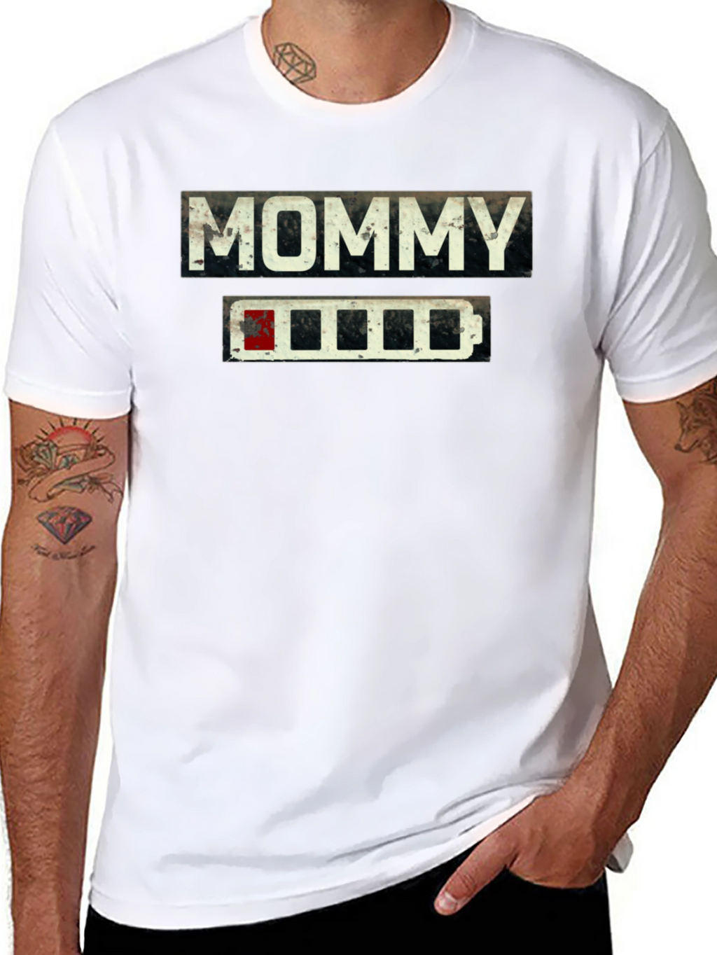 Mommy Low Battery Novelty T-Shirt